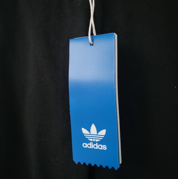 Women's Adidas Black Noir Tights Collants EC0750 Logo Leggings S NWT - Picture 7 of 7